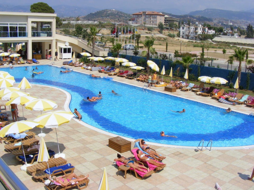 Blick vom Balkon Solivia Hotel