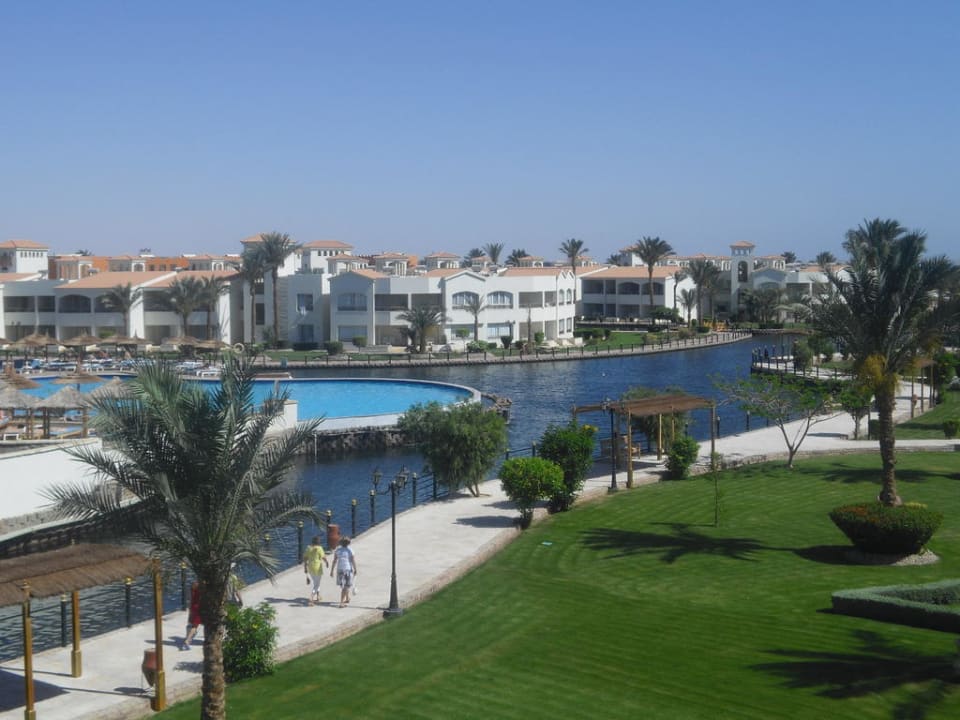 Blick auf Lagune/Pool  Pickalbatros Dana Beach Resort - Hurghada