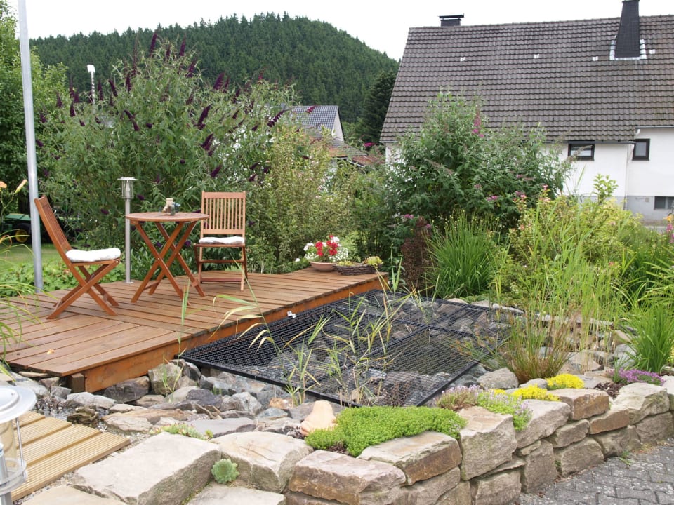 Teich Ferienwohnung Martina