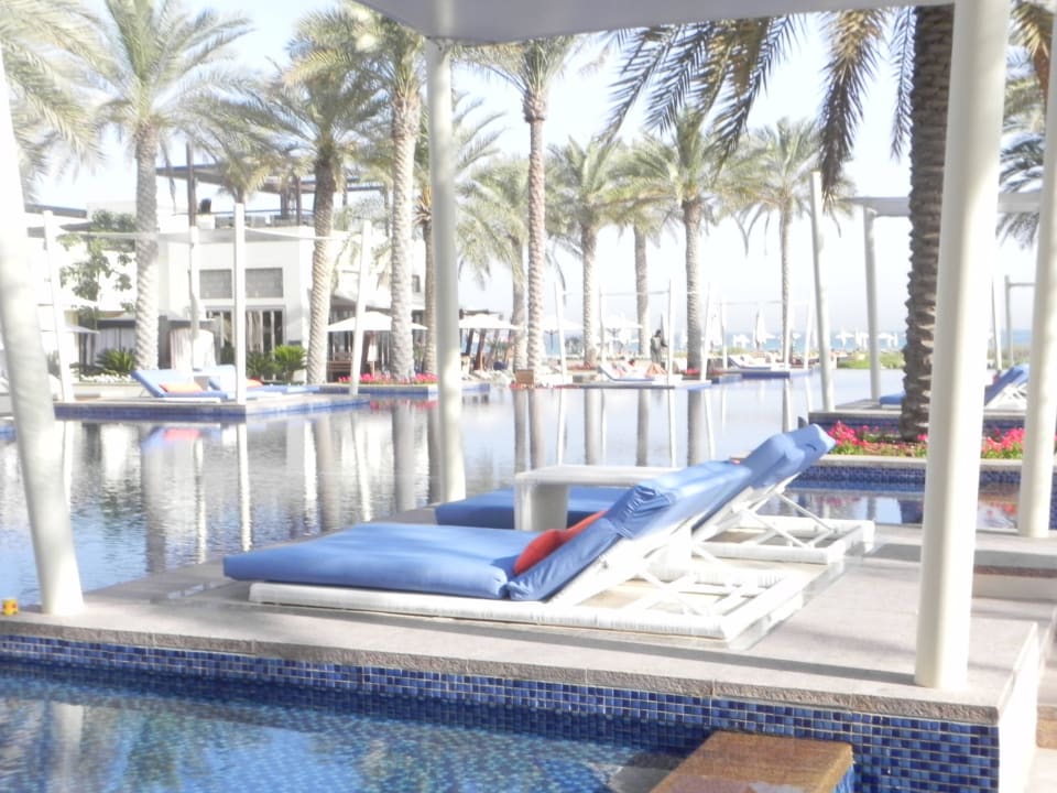 The cabanas by the pool Park Hyatt Abu Dhabi Hotel and Villas