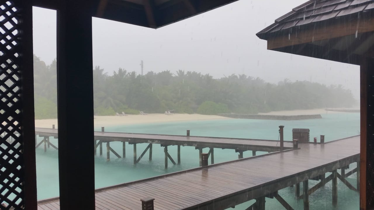 Tropenregen Veligandu Maldives Resort Island