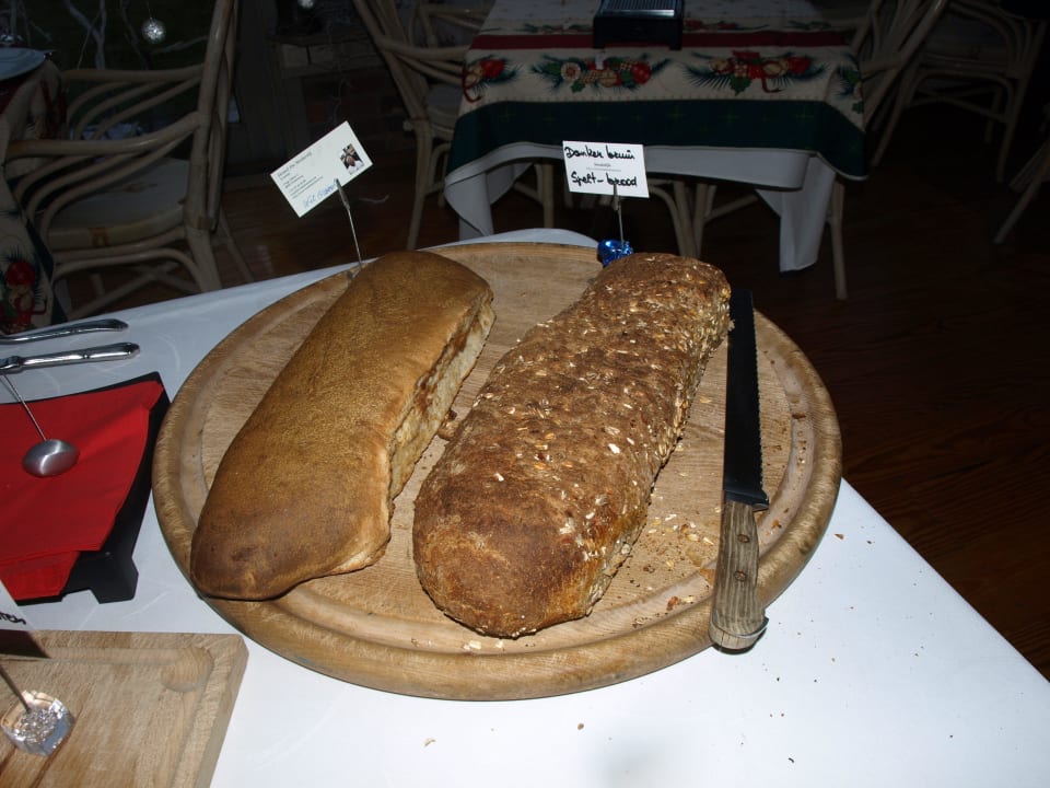 Home made bread for the breakfast Hotel De Stokerij