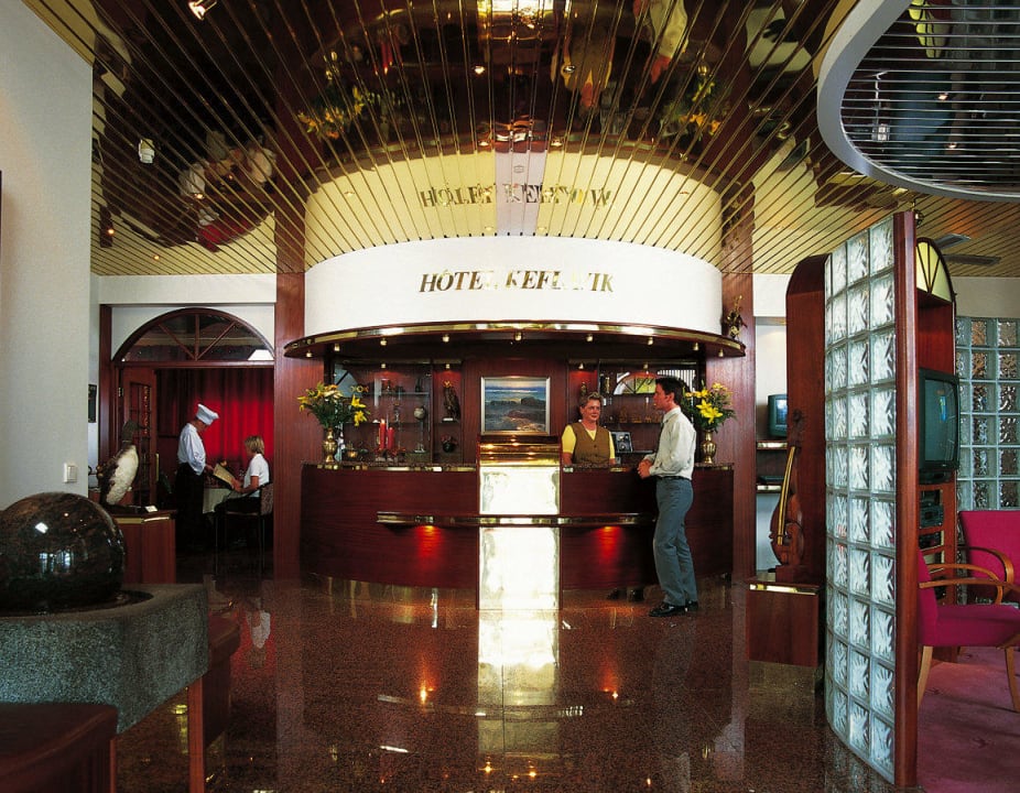 Elegant lobby and nice little sitting room Hotel Keflavik