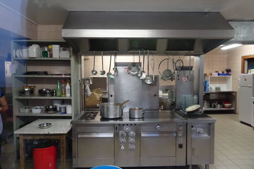 Küche des Hotels Hotel Bienvenu