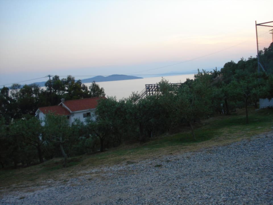 Ausblick vom Hotel Akrathos Beach Hotel
