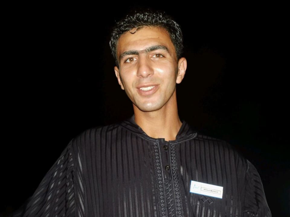 Toller Kellner und Freund Ahmed Mohamed  Arabia Azur Resort