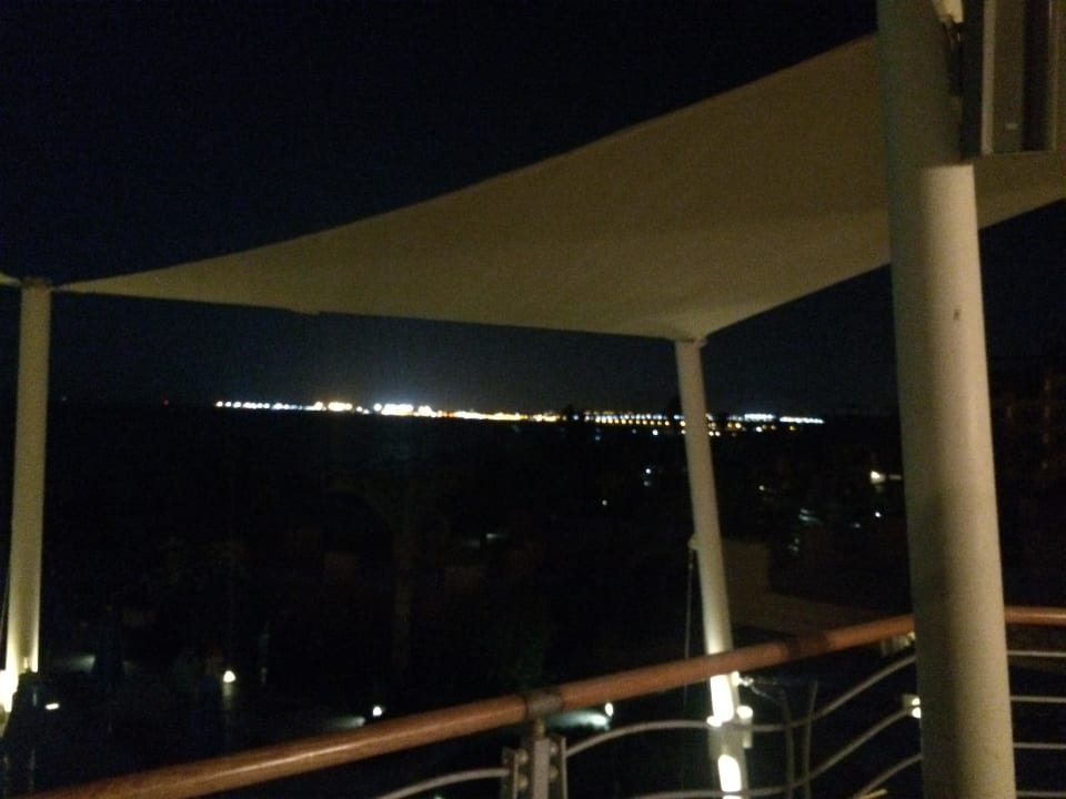 Blick bei Nacht auf Safaga Shams Prestige Abu Soma-Adults Only