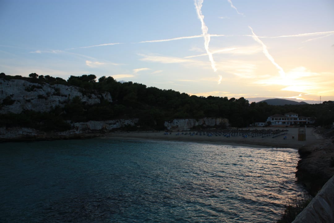Cala Mandia abends blau punta reina