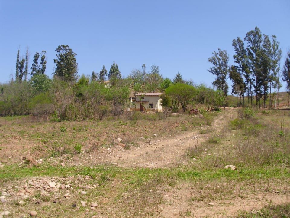 Das untere Gästehaus vom Fluss aus gesehen... Hotel Soluna