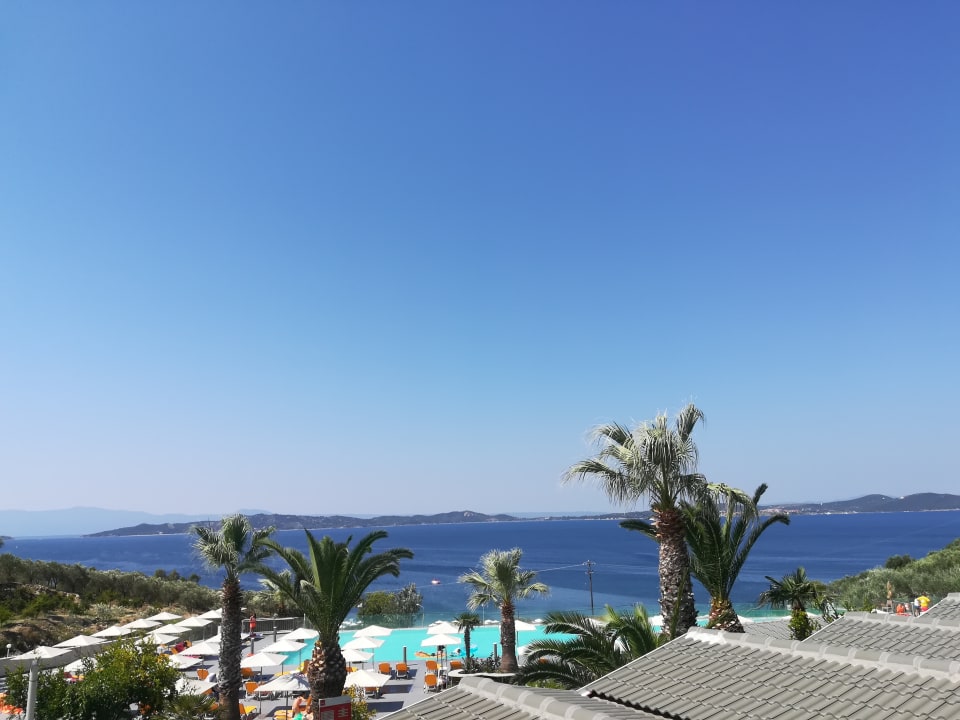 Ausblick Akrathos Beach Hotel