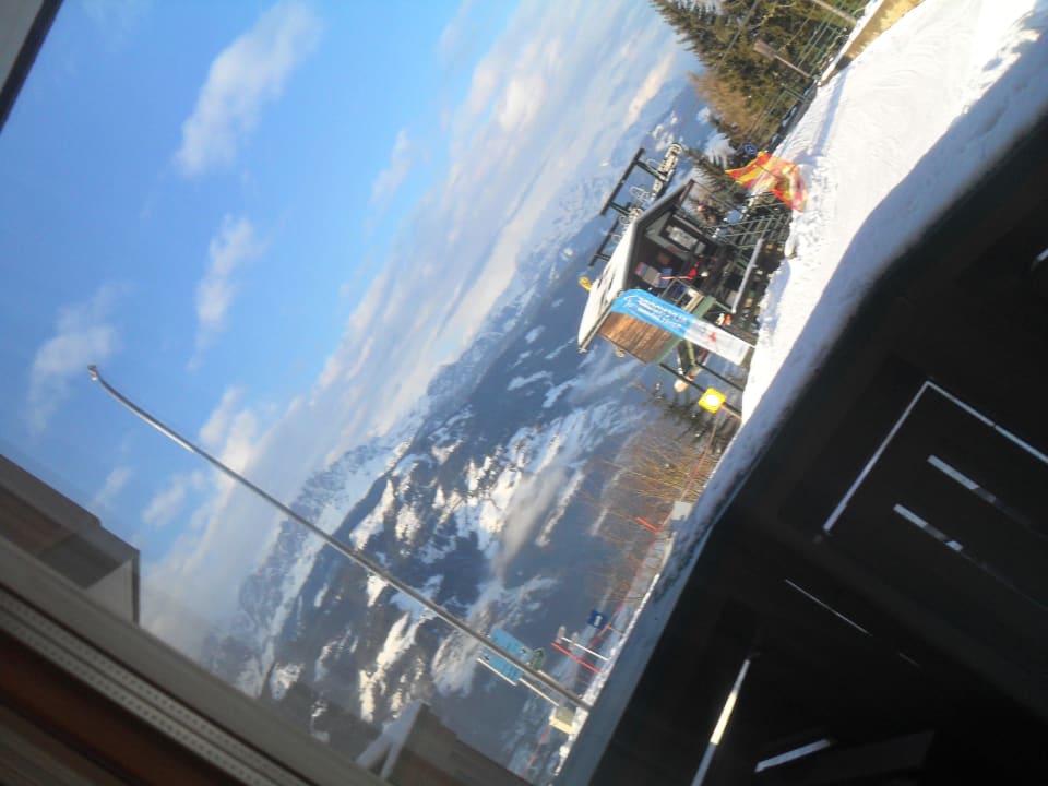 Vom Balkon aus Hotel Hahnbaum