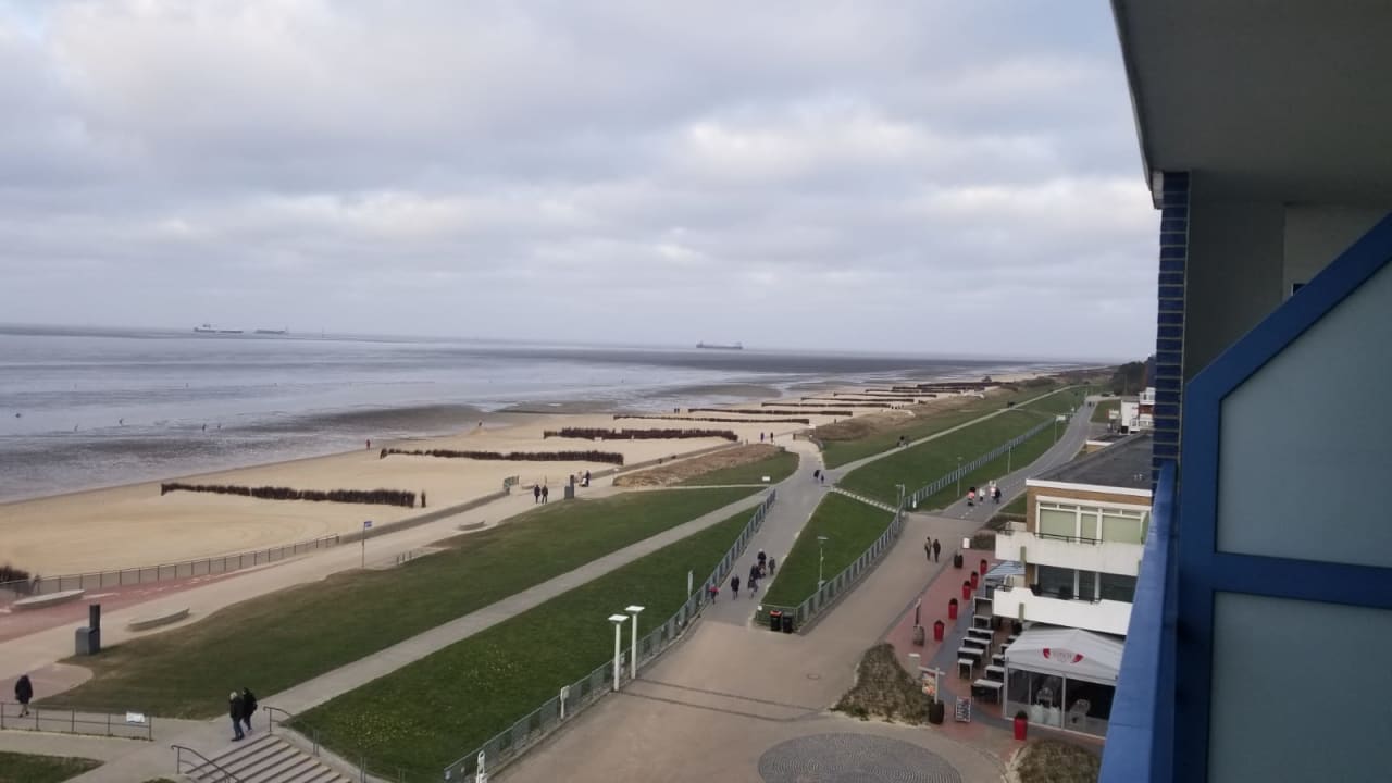 Ausblick Strandhotel Duhnen / Aparthotel Kamp