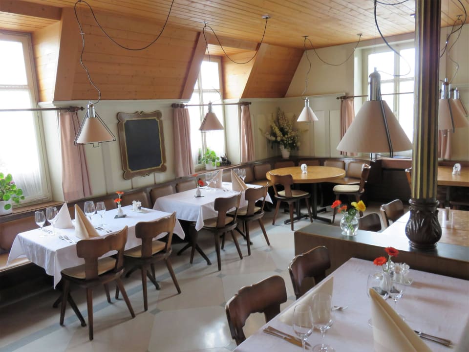 Restaurant und Frühstücksrraum Hotel Bahnhof