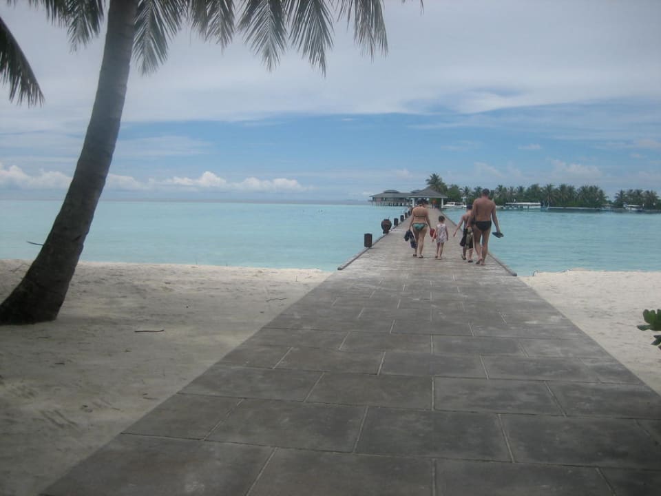Der wunderschöne Steg Villa Park Sun Island