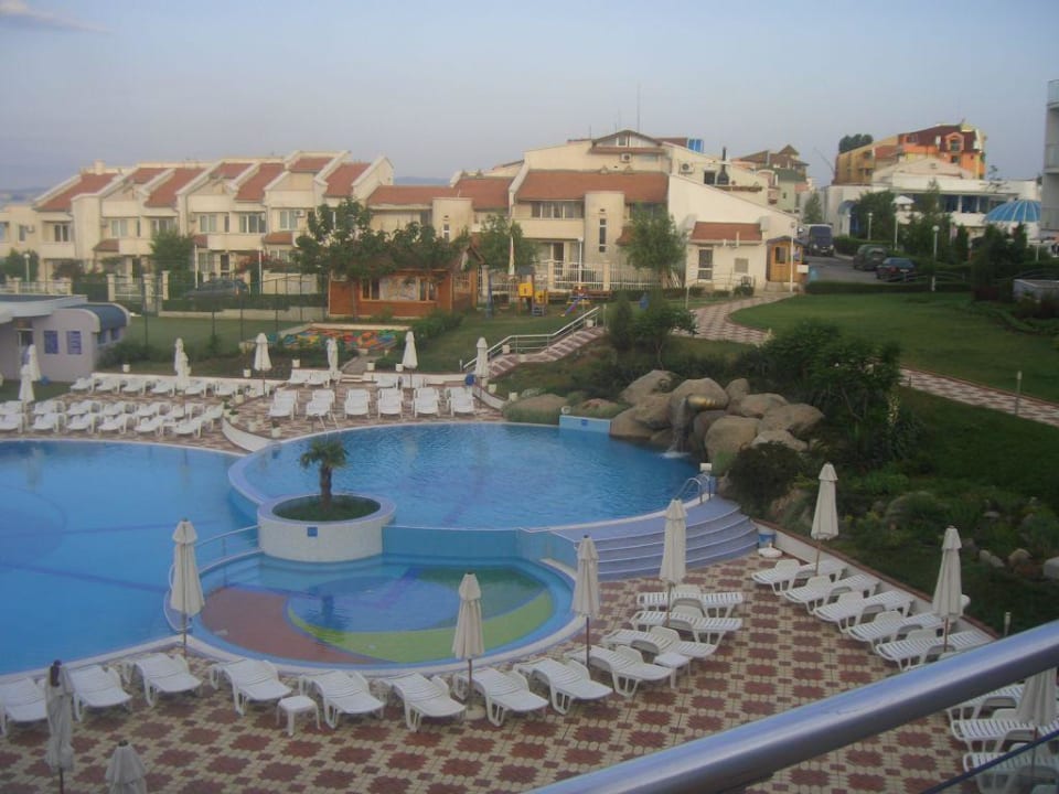 Blick vom Balkon Hotel Sineva Beach