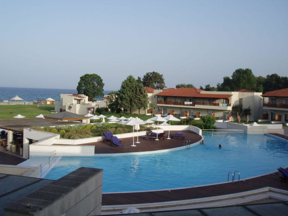 Aussicht vom Balkon Hotel Dion Palace Resort and Spa