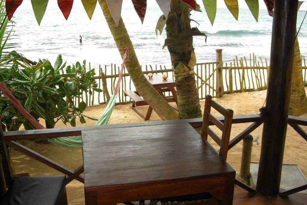 Looking out from the Cabana Cabana Sudu Surfing