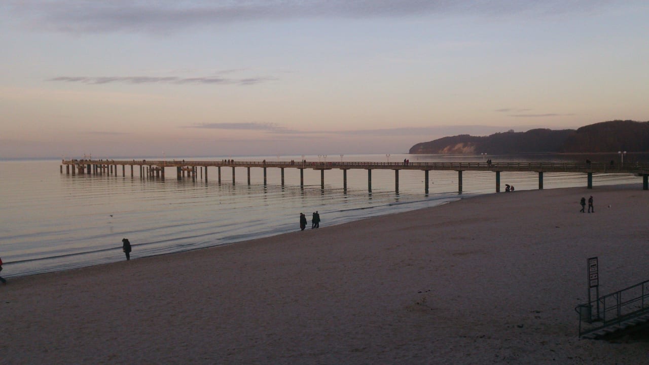 Seebrücke Hotel Deutsche Flagge
