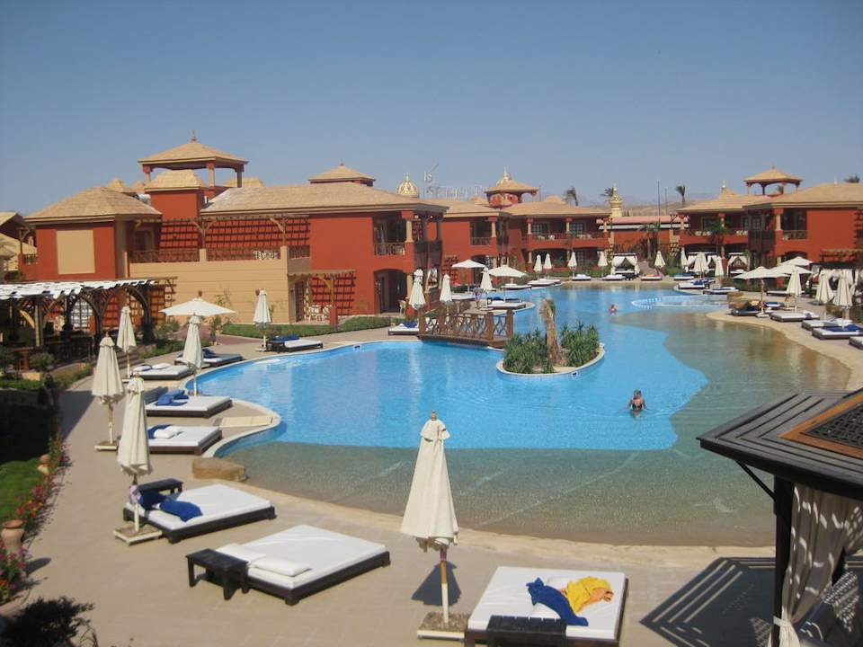 Pool Ausblick vom Zimmer Pickalbatros Alf Leila Wa Leila Resort - Neverland Hurghada