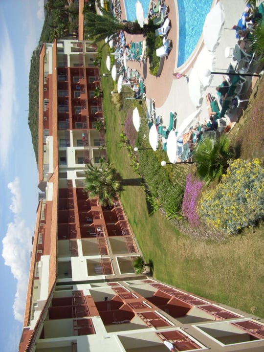 Ausblick von der Rutschenanlage Ephesia Holiday Beach Club