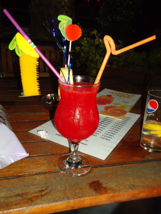 Einer der vielen leckeren Cocktails von Hasan  Hane Family Resort