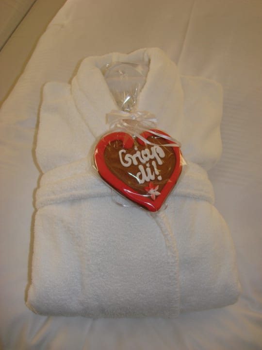 Bademantel mit Herzchen Hotel Das Ludwig