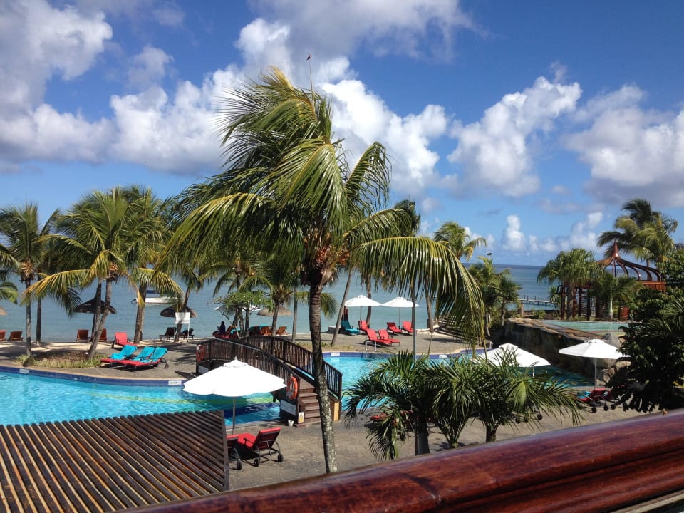 Blick von der Restaurant-Terrasse Le Meridien Ile Maurice
