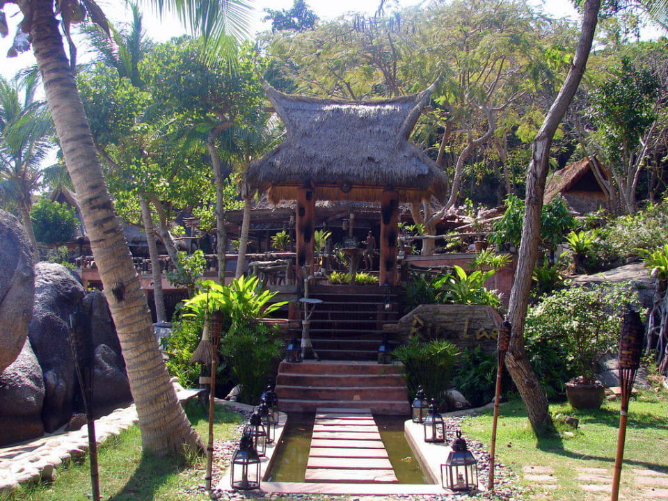 Restaurant Eingang Koh Tao Cabana
