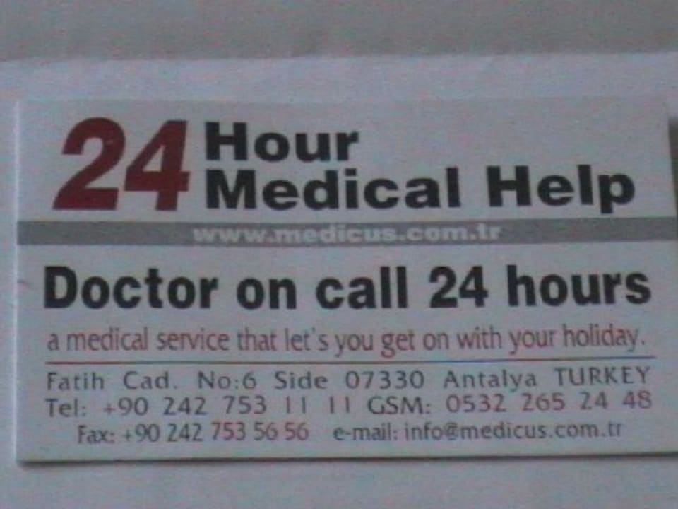 Visitenkarte Arzt VONRESORT Golden Coast