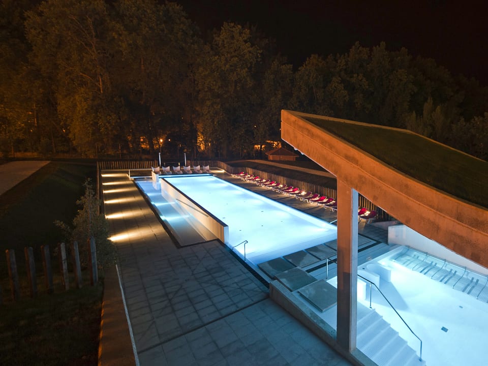 Pool Blau Hotel Las Caldas