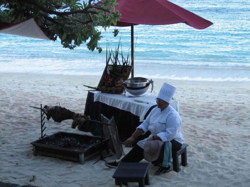 BBQ am Strand Constance Belle Mare Plage