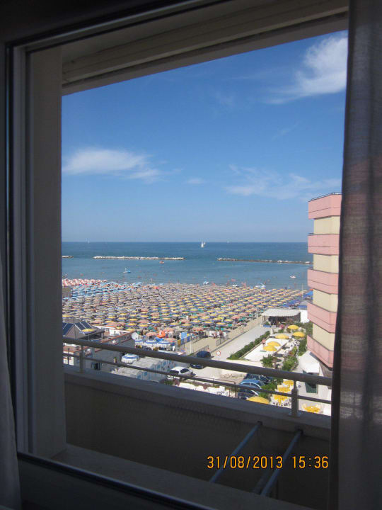Blick aus dem Fenster Hotel Nettuno