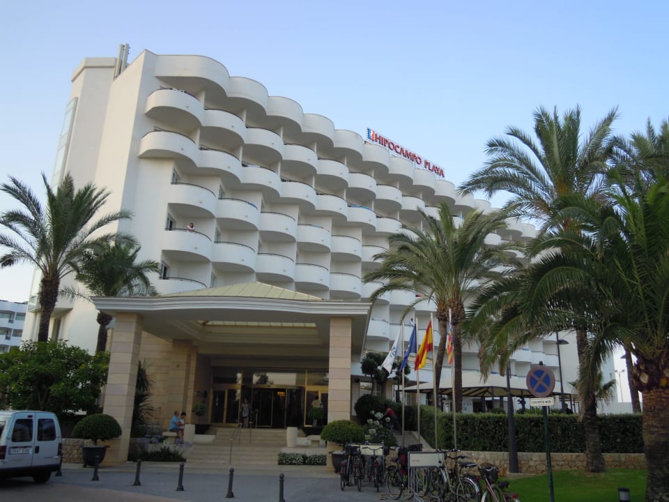 Eingang Hipotels Hipocampo Playa