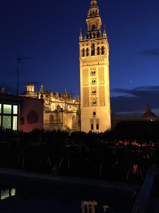 Ausblick von der Dachterrasse Hotel Dona Maria