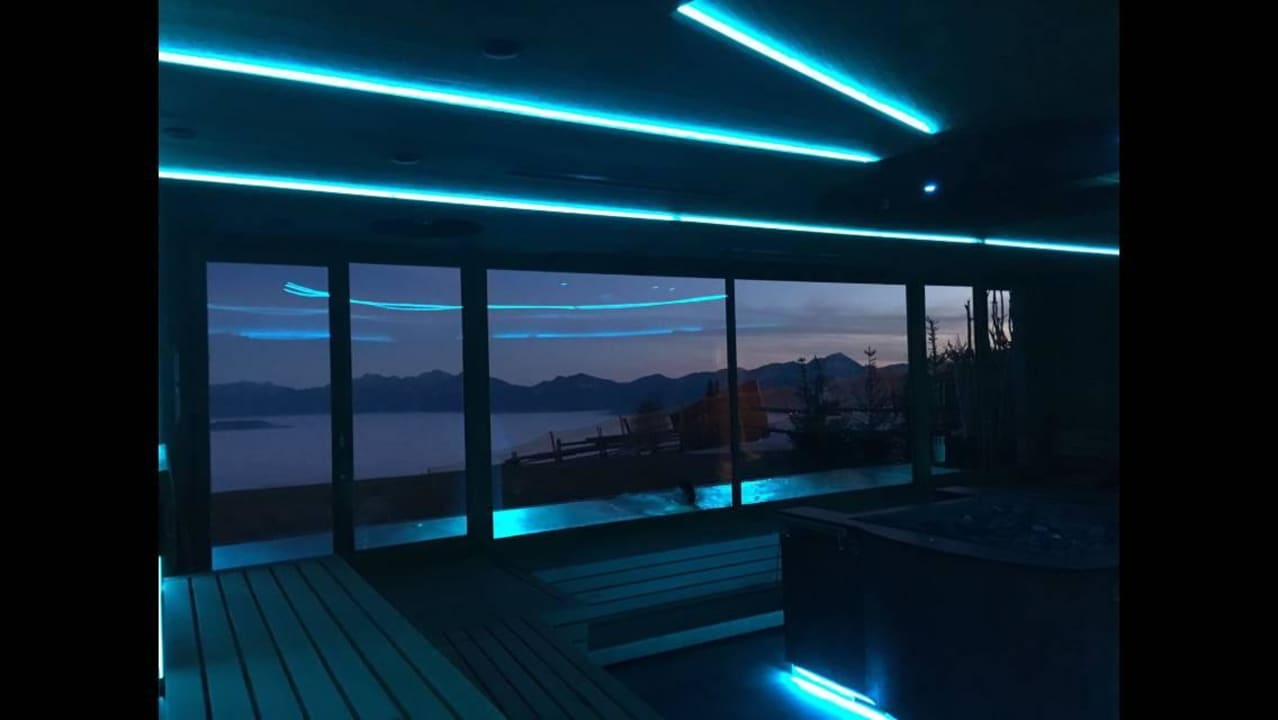 Blick aus der Sauna Mountain Resort Feuerberg