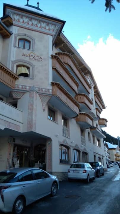 Główne wejście Hotel Alpvita Piz Tasna