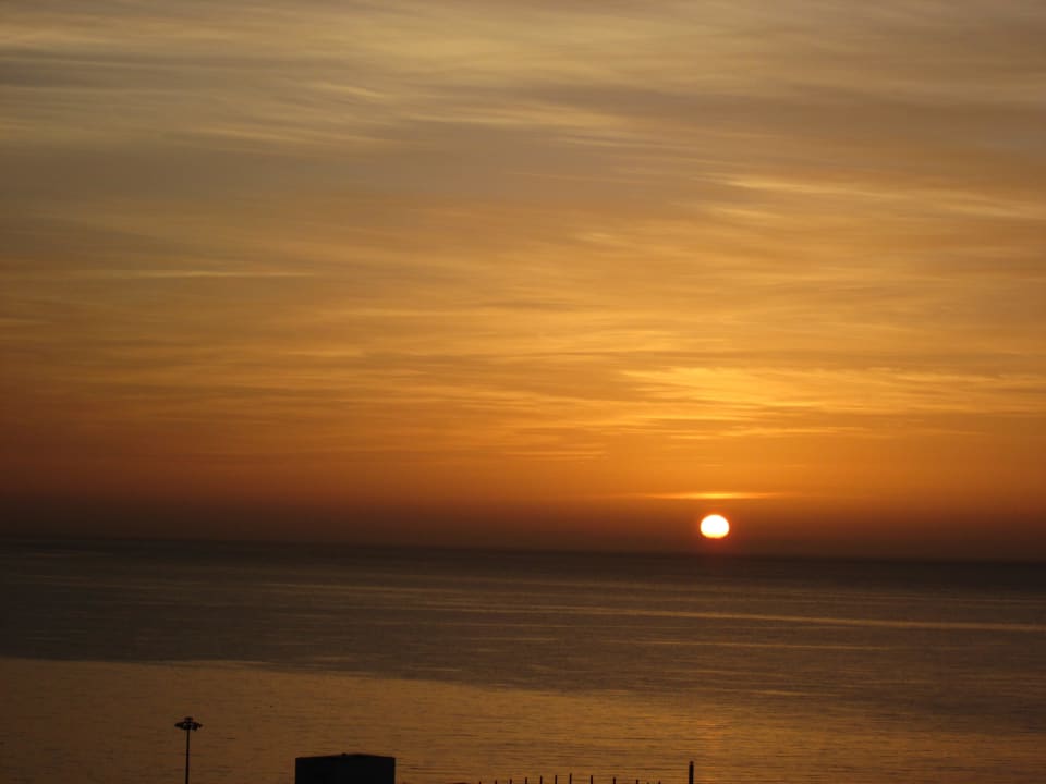 Sonnenaufgang am 25.Okt. 2014 Hotel Riu Palace Palmeras