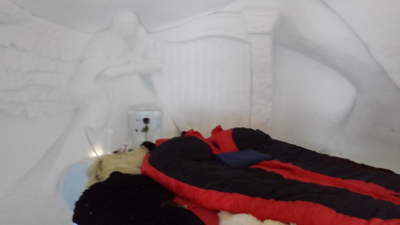 Romantisches Iglubett Iglu-Dorf Davos Klosters