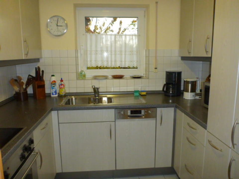 Komplett eingerichtete Küche Ferienwohnung Weigl