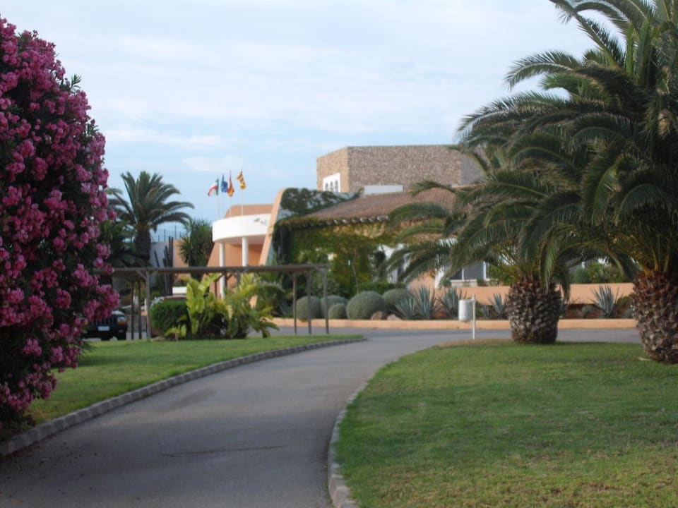 Weg zur Rezeption Destino Pacha Ibiza Resort - Adults only