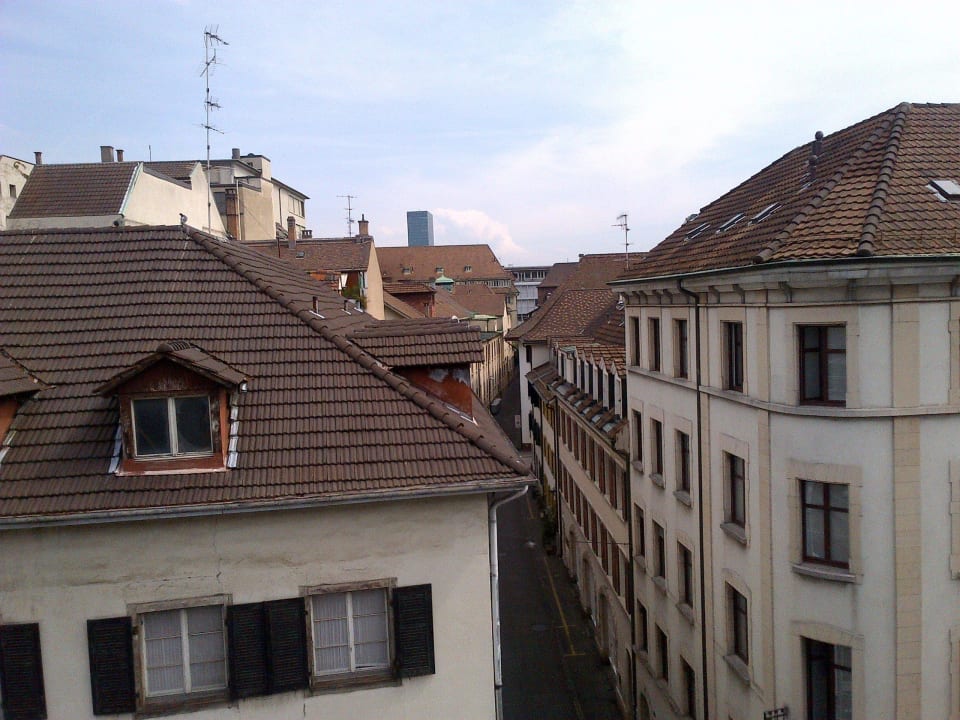 Ausblick Hotel Krafft Basel
