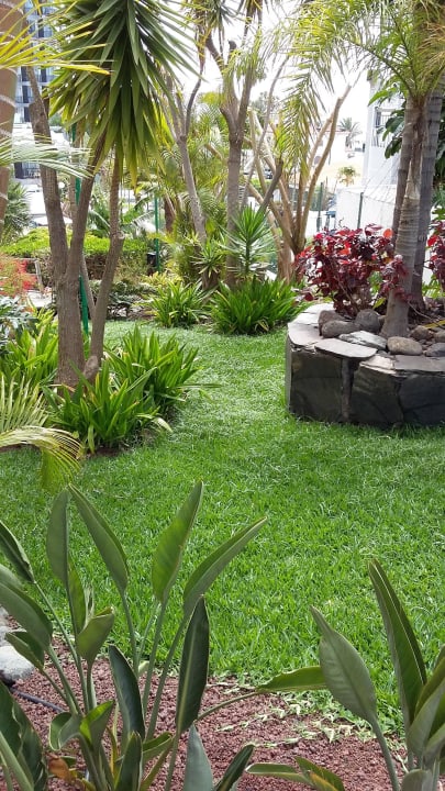 Weg zum kleineren Pool allsun Hotel Lucana