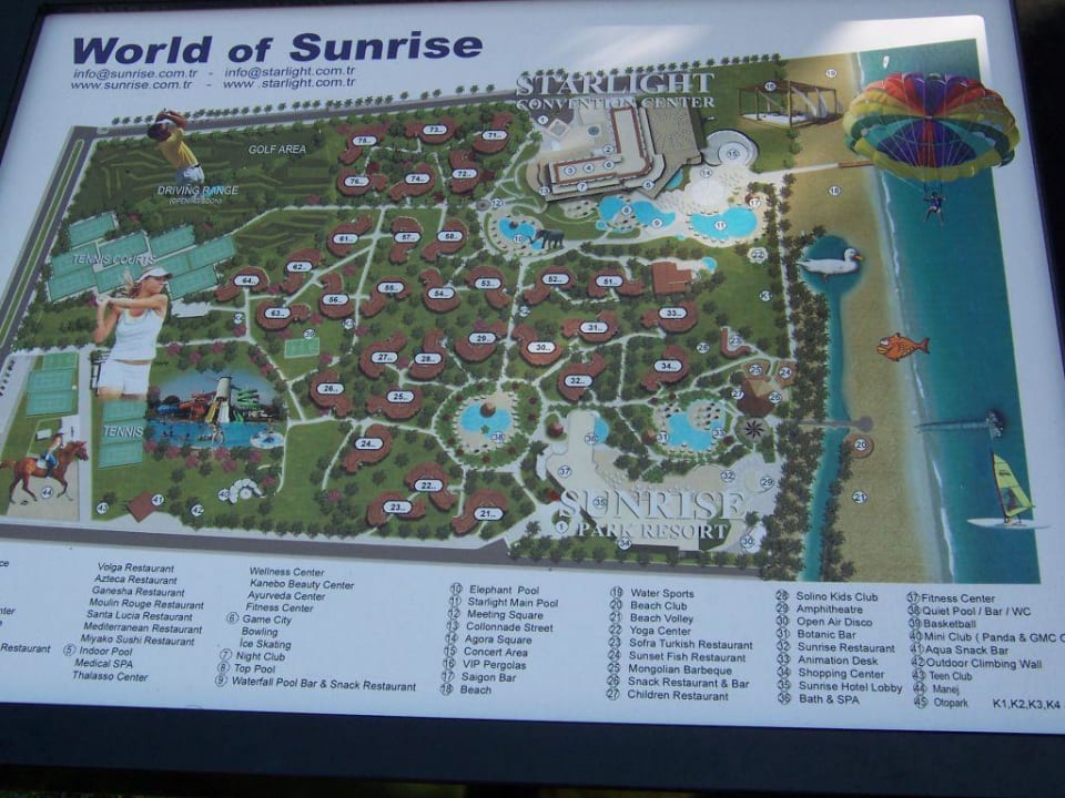 Anlagenbeschreibung Sunrise Resort Hotel