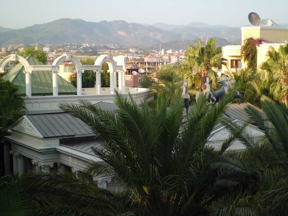 Blick vom Wohnzimmerbalkon Hotel Yetkin
