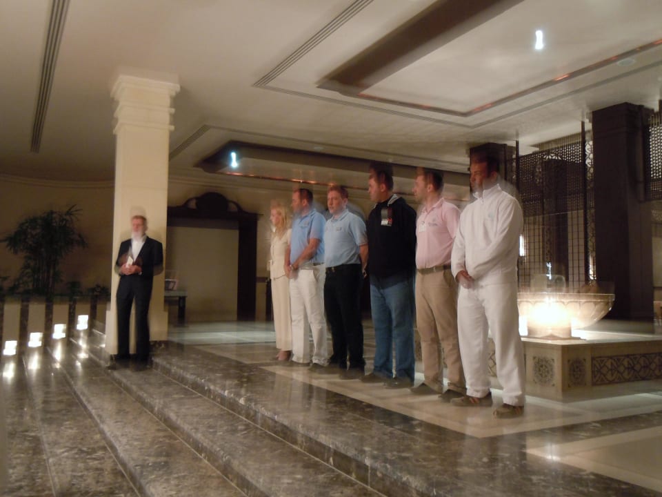 Der Direktor stellt sein Führungsteam vor Makadi Spa - Adults only