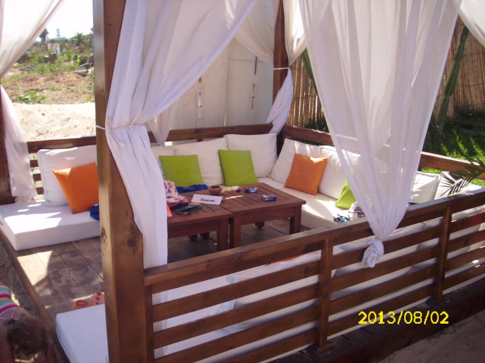 Sitz-Lounge am Strand Hotel Royal Nozha