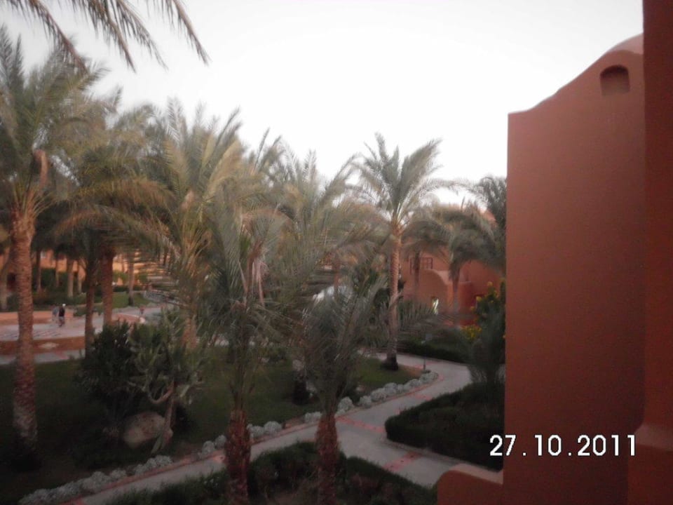 Blick von Zimmer 3244 Jaz Makadi Oasis Resort