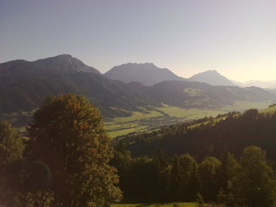 Ausblick vom Zirbenzimmer "Weitblick" Natur & Wellnesshotel Höflehner