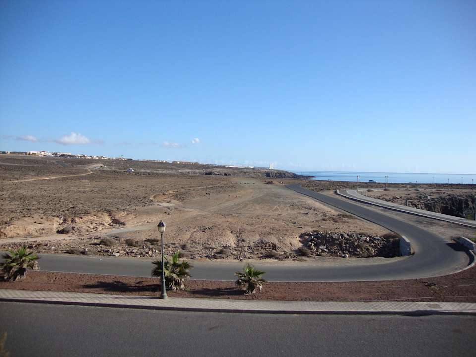 Widok z tarasu Elba Castillo San Jorge & Antigua Suite Hotel