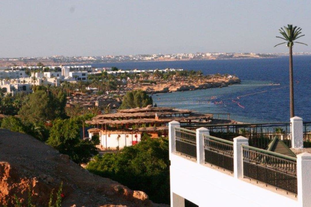 Widok z tarasu hotelowego Safir Sharm Waterfalls Resort